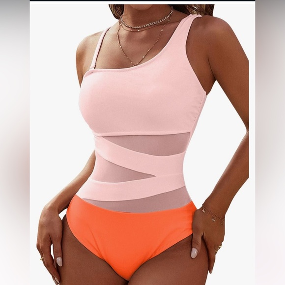 Blooming Jelly Other - Blooming Jelly Swimsuit Pink (Peach) and Orange XL 12